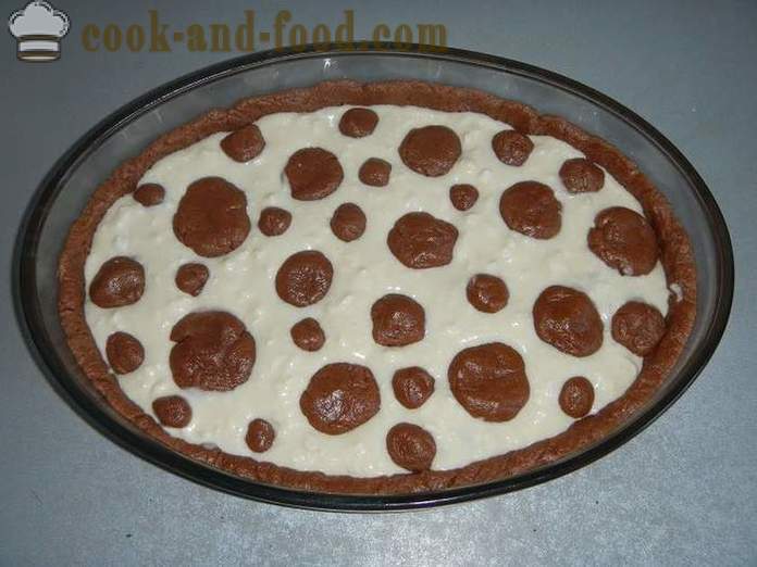 Шоколадов чийзкейк жираф - как да се готвя торта, стъпка по стъпка рецепти снимки