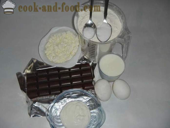 Вкусни кнедли с извара по шоколад и карамел - как да се правят кнедли с извара, стъпка по стъпка рецепти снимки