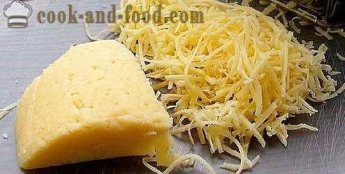 Гъбена салата с гъби, сирене и яйца. Обикновено, вкусна и здравословна рецепта със снимки.