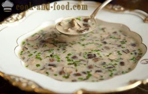 Гъбена супа с гъби и картофи - вкусни, бързи и задоволителни. Рецепта със снимка.