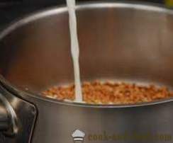 Как да се готви елда или булгур подготвят за гарнитура - рецепта за вкусна ронлива каша без готвене, в снимка