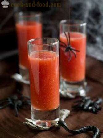 Домати супа гаспачо или рецепта за Хелоуин: безалкохолна напитка домат 