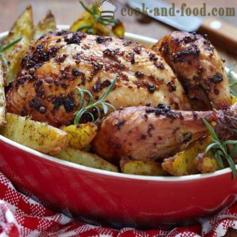 Рецепта пиле с картофи на фурна