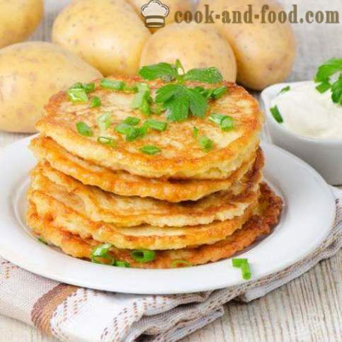 Белоруски кухня: палачинки, приготвени от картофи - видео рецепти у дома
