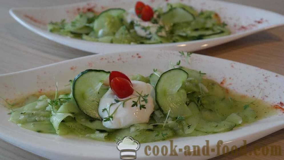 Рецепти за салати с пресни краставици