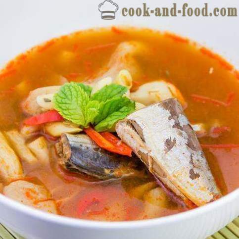 Супа от консервирана риба: три оригинална рецепта