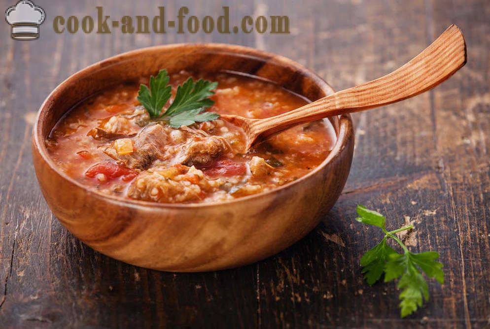 Рецептата на топла супа kharcho - видео рецепти у дома