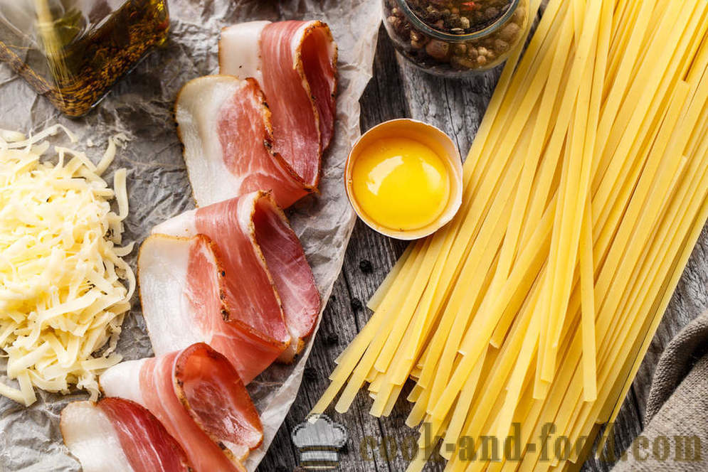 Италианска кухня: паста карбонара три рецепти с крем