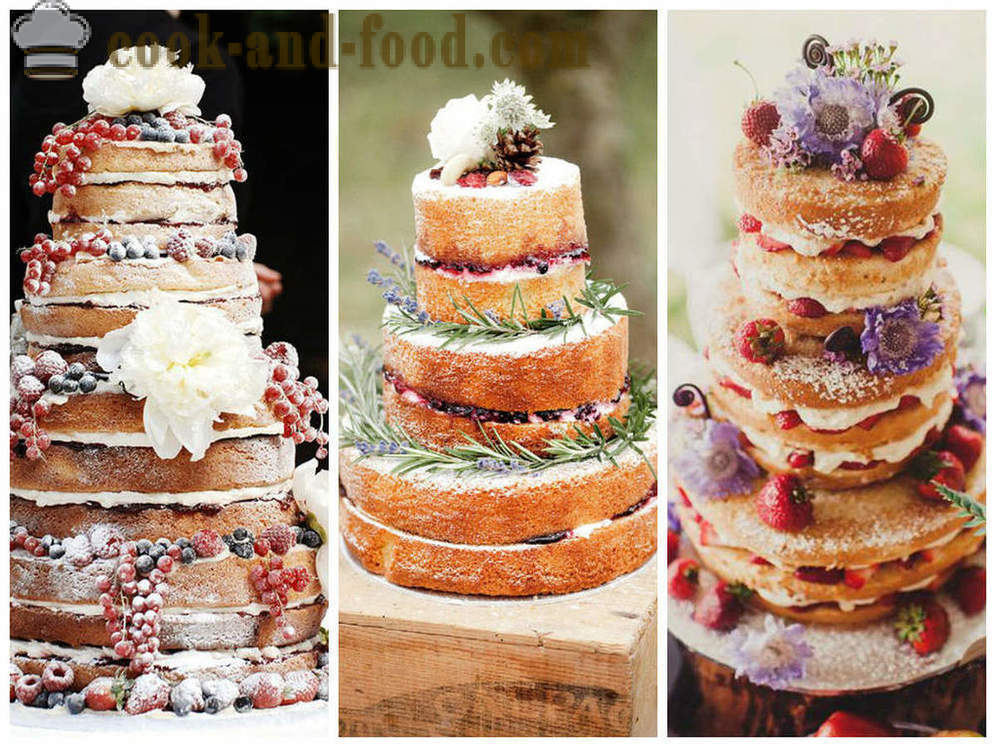 Изберете най-модерния сватбената торта - видео рецепти у дома